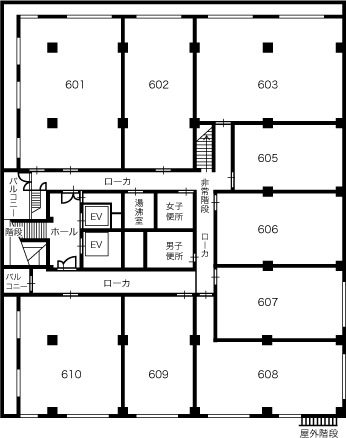 6階間取り図